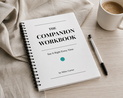The say it right workbook